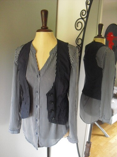 Oliver weste jeansweste - weste,