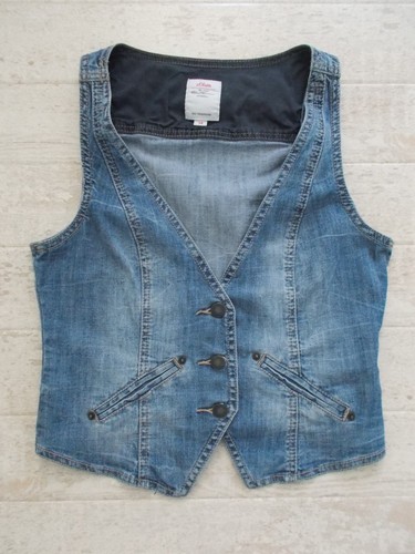 Damen jeans weste laibchen - jeans,